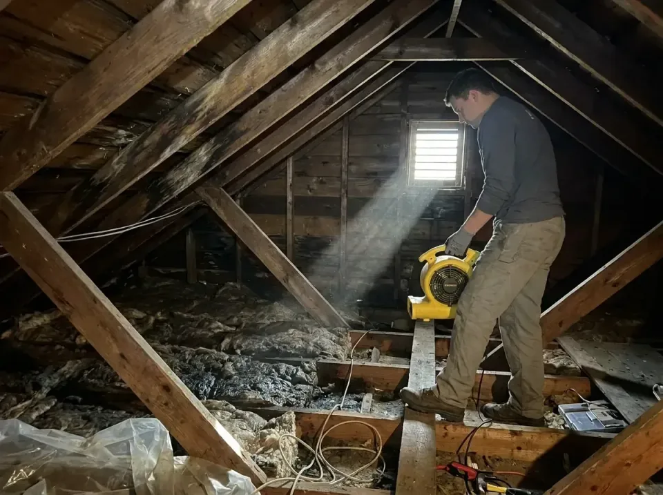 attic-water-damage-drying-proc-007 — frequently asked questions, Emergency Water Extraction & 24/7 Flood Response in Gautier…